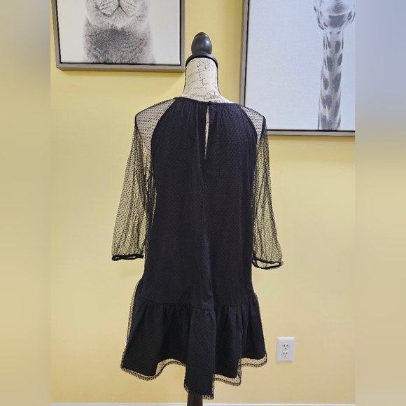 LDT Black Polka Dot Dress - Picture 3 of 10